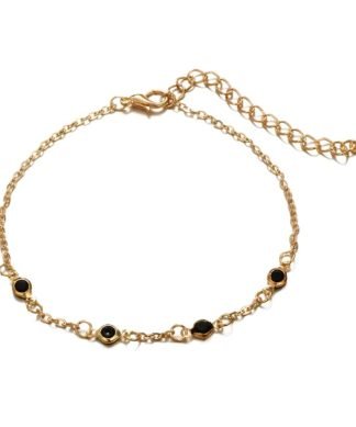 Bracelet dore noir