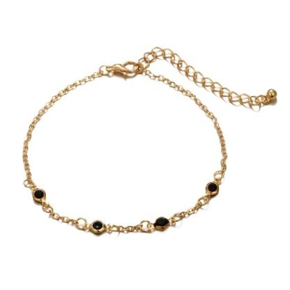 Bracelet dore noir