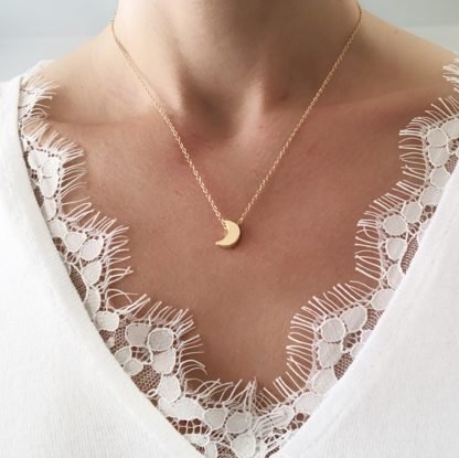 collier lune or