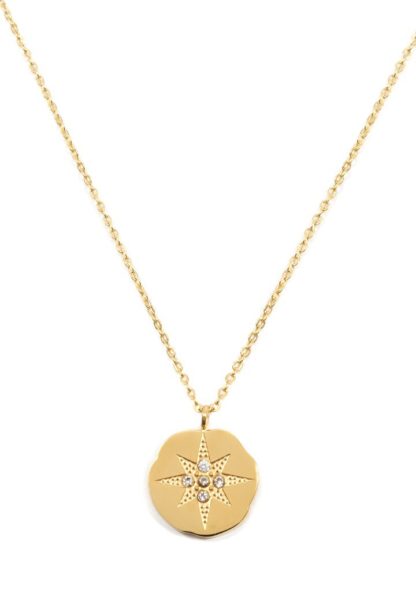 collier medaille etoile
