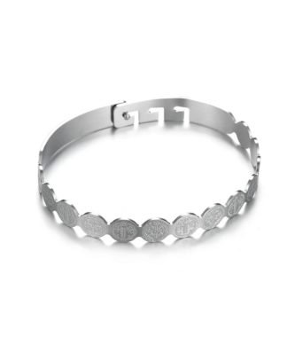 Bracelet Jonc ruban argent