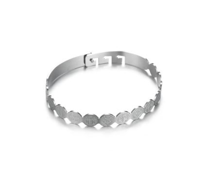 Bracelet Jonc ruban argent