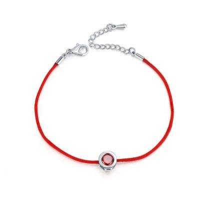 Bracelet oxyde de zirconium rouge