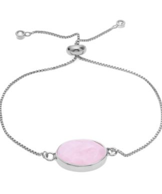 Bracelet pierre naturelle quartz rose