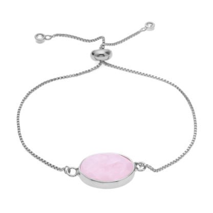 Bracelet pierre naturelle quartz rose
