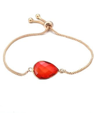 Bracelet pierre rouge