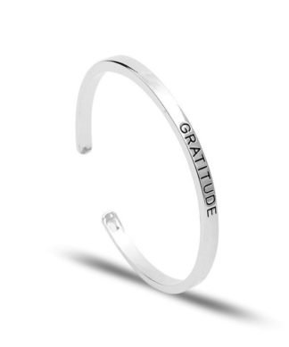 Cadeau anniversaire femme- Bracelet jonc a message