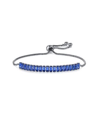 Bracelet strass bleu