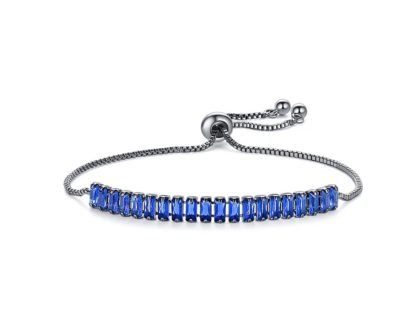 Bracelet strass bleu