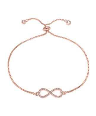 bracelet infini or rose