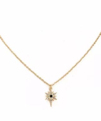 collier pendentif etoile strass