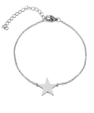 Bracelet etoile acier