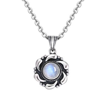 Pendentif pierre de lune