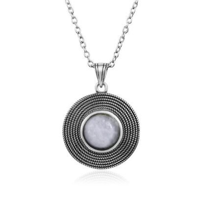 Pierre de lune pendentif femme