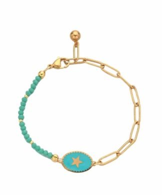 Bracelet etoile bleue tendance 2024